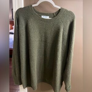 Large Old Navy Green Crewneck Sweater